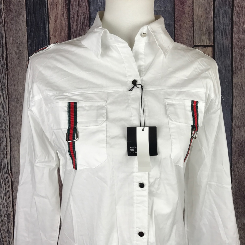New With Tag Riflessi Collection Button Down 2X - Picture 2 of 6